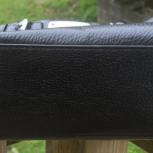 Michael Kors Leather Satchel with Shoulder Strap - Picture 8 of 12